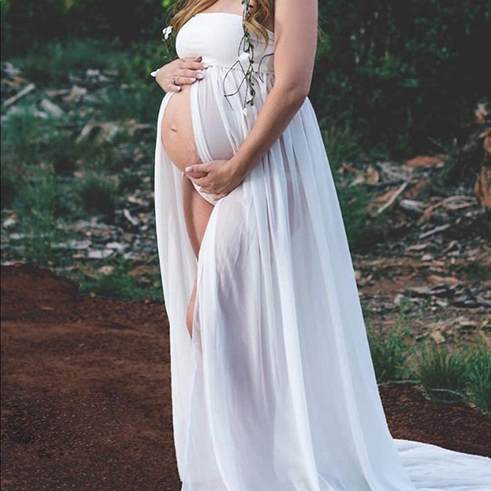 Women’s maternity photo shoot dress